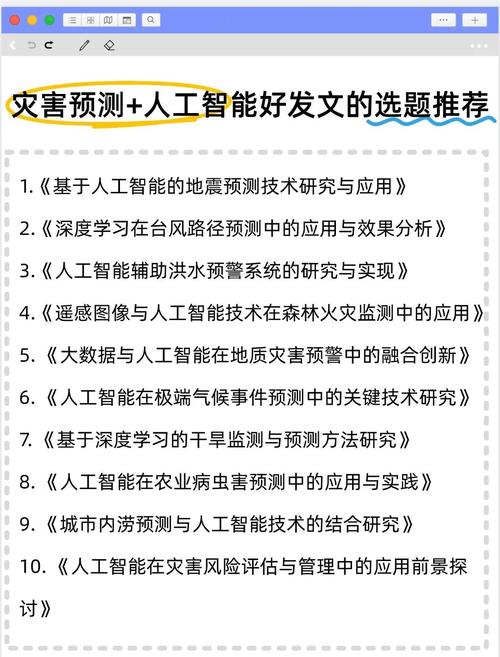 AI技术灾害预测论文当算法化身超级英雄,用数据拯救人类于灾难边缘